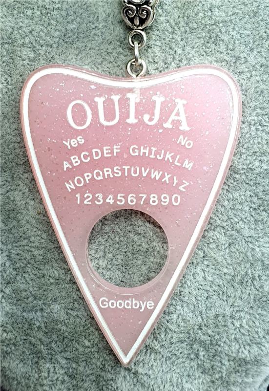 Ouija Board in Light Pink Resin