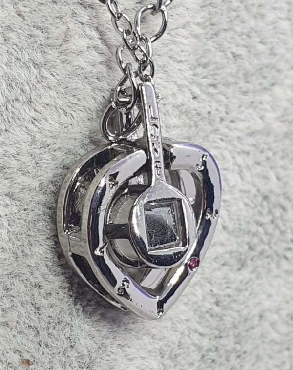 Heart Projector Necklace with "I love you"