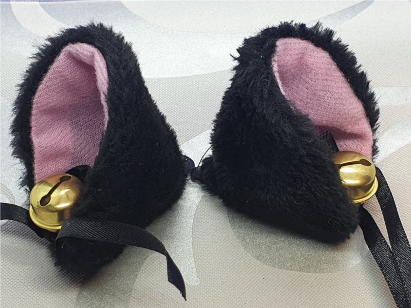 Black Cat Ears with Bell